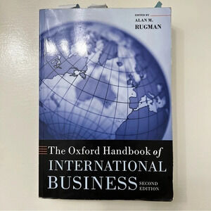 The Oxford Handbook of International Business Paperback Alan M. R